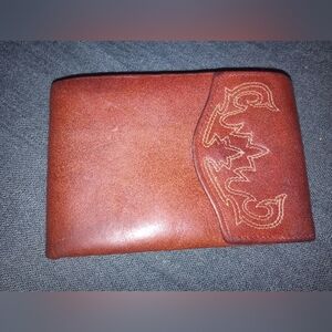 Vintage Buxton Convertible Brown Leather Wallet